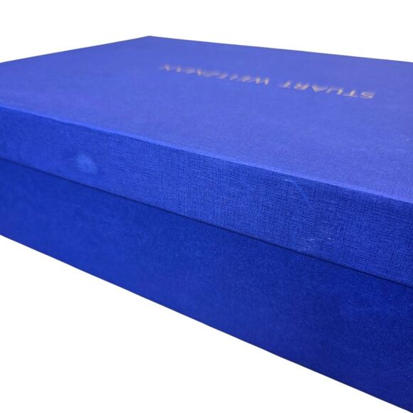 Stuart Weitzman Blue Empty Large Shoe Box 16.75" L x 12" W x 4.5" H - Picture 11 of 16